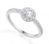Diamond engagement ring in 18 Karat gold - R44051 - image 1