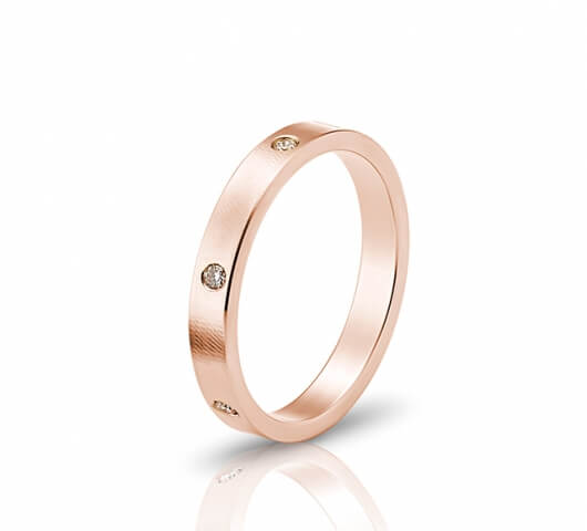 wedding ring in 18 Karat gold - WRW001 - image 3