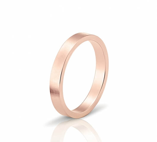 wedding ring in 18 Karat gold - WRM001 - image 3