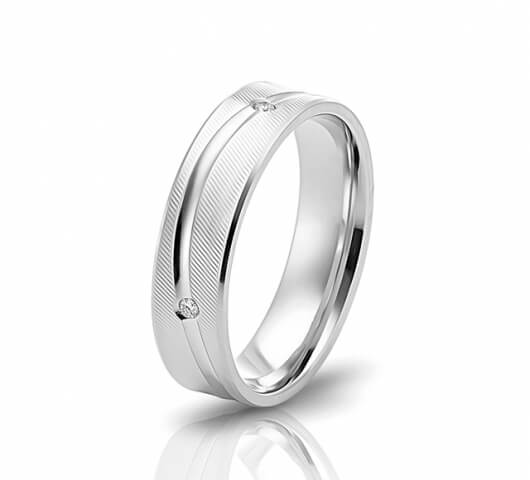 Wedding ring in 18 Karat gold - WRW002 - image 1