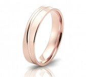 Wedding ring in 18 Karat gold - WRM002 - image 3