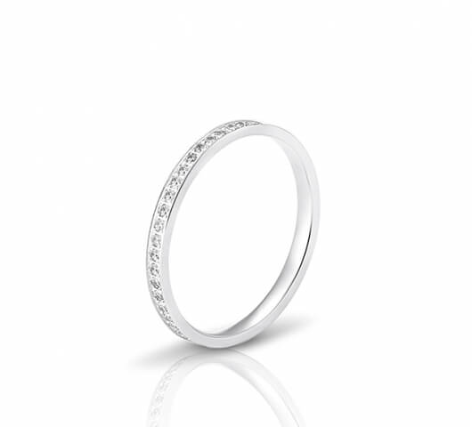 Wedding ring in 18 Karat gold - WRW003 - image 1