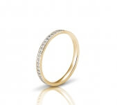 Wedding ring in 18 Karat gold - WRW003 - image 2