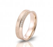 Wedding ring in 18 Karat gold - WRW005 - image 2