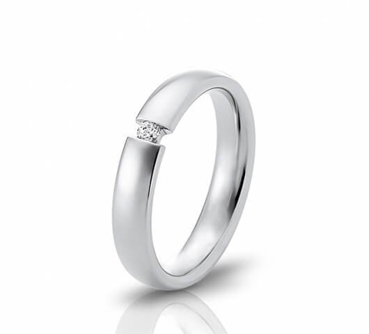 Wedding ring in 18 Karat gold - WRW006 - image 1