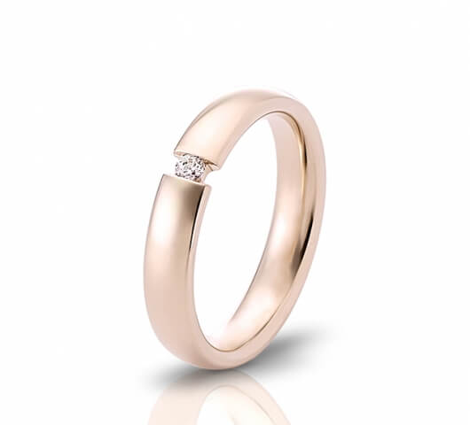 Wedding ring in 18 Karat gold - WRW006 - image 3