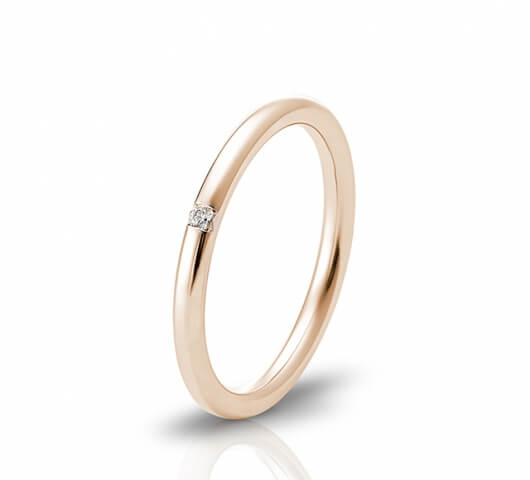 Wedding ring in 18 Karat gold - WRW007 - image 3
