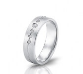 Wedding ring in 18 Karat gold - WRW008 - image 1