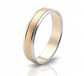 Wedding ring in 18 Karat gold - WRW010 - image 1