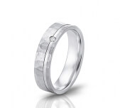 Wedding ring in 18 Karat gold - WRW011 - image 1