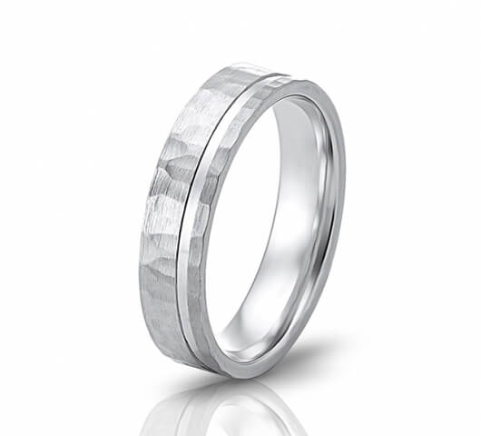 Wedding ring in 18 Karat gold - WRM011 - image 1