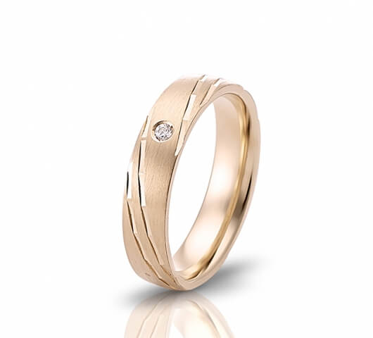 Wedding ring in 18 Karat gold - WRW012 - image 3