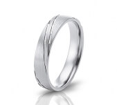 Wedding ring in 18 Karat gold - WRM012 - image 1