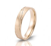 Wedding ring in 18 Karat gold - WRM012 - image 3