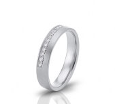 Wedding ring in 18 Karat gold - WRW014 - image 1