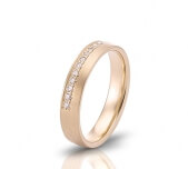 Wedding ring in 18 Karat gold - WRW014 - image 3