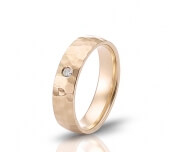 Wedding ring in 18 Karat gold - WRW017 - image 3