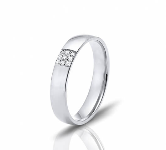 Wedding ring in 18 Karat gold - WRW018 - image 1