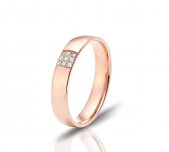 Wedding ring in 18 Karat gold - WRW018 - image 3
