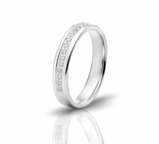 Wedding ring in 18 Karat gold - WRW022 - image 1