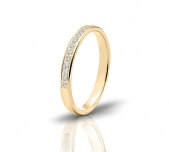 Wedding ring in 18 Karat gold - WRW023 - image 2
