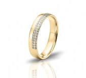 Wedding ring in 18 Karat gold - WRW025 - image 2