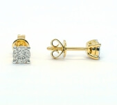 Earrings in 18 karat gold - EA002 - image 2