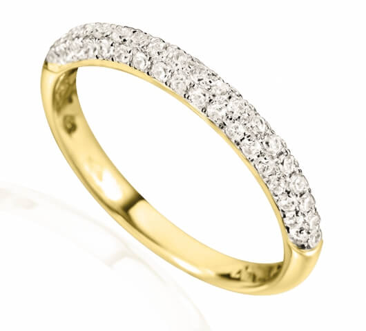 Half eternity ring in 18 karat gold - HET001 - image 2