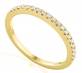 Half eternity ring in 18 karat gold - HET005 - image 2