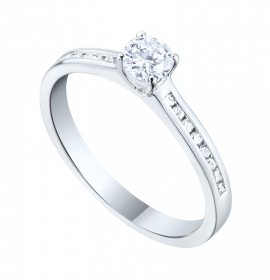 Diamond engagement ring in 18 Karat gold - R31737