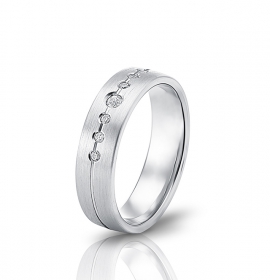 Wedding ring in 18 Karat gold - WRW008